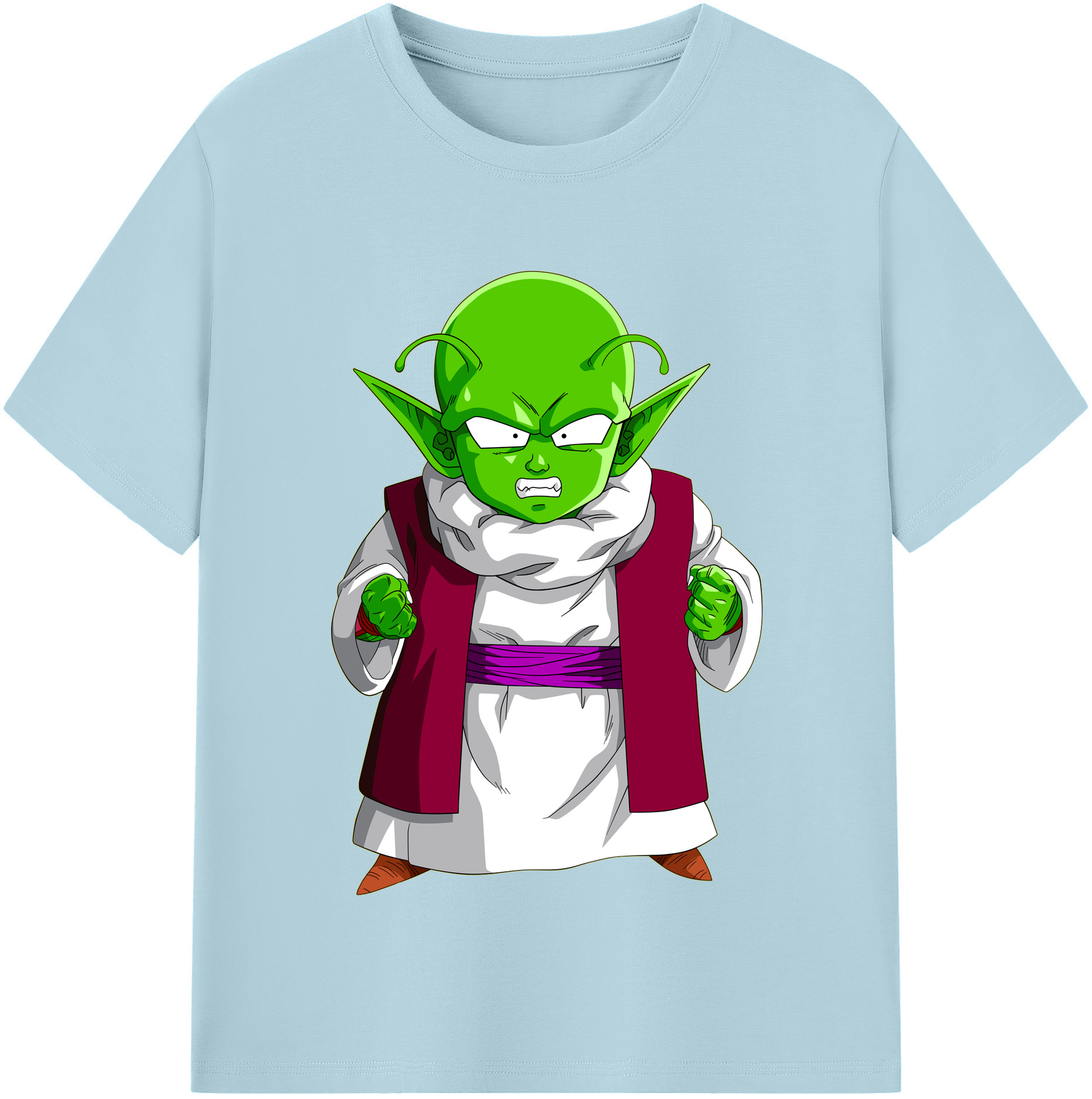 （画像用） ドラゴンボール ピッコロ DRAGON BALL Piccolo 綿100％半袖Tシャツ（フロントプリント）